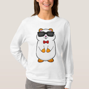 Hamster med solglasögon och Bow slips T Shirt