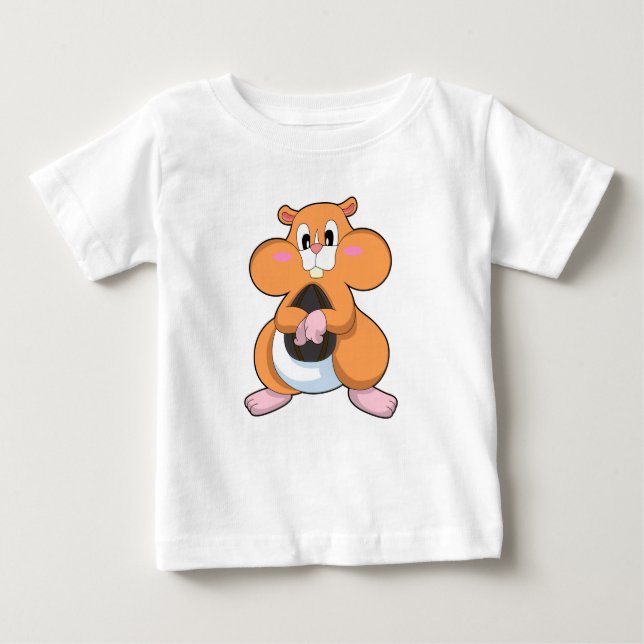 Hamster med Walnut T Shirt (Framsida)