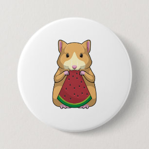 Hamster med Watermelon Knapp