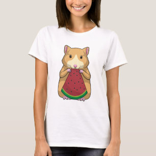 Hamster med Watermelon T Shirt