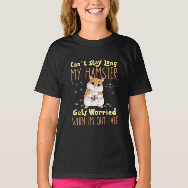 Hamster Meme Pet Owners T Shirt (Framsida)