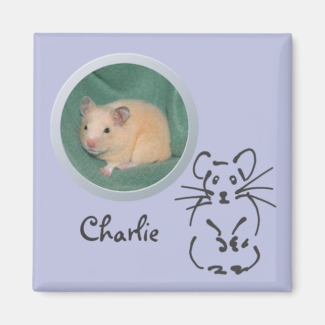 Hamster Memory Add a Photo Magnet (Framsidan)
