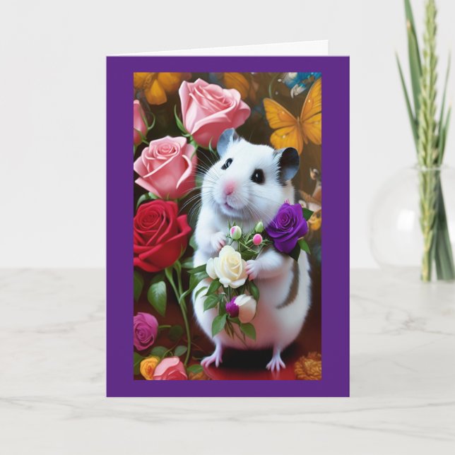 Hamster Mors dag Greeting Card Kort (Framsida)