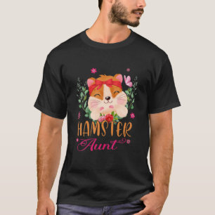 Hamster Moster Cute Flowers Hamster Bow Tie Älskar T Shirt