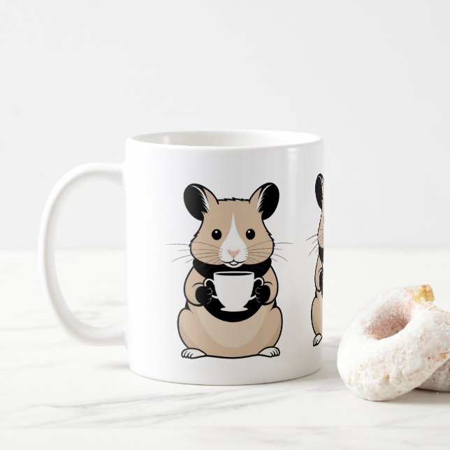 Hamster Mugg, födelsedag, gåvor Kaffemugg (Med munk)