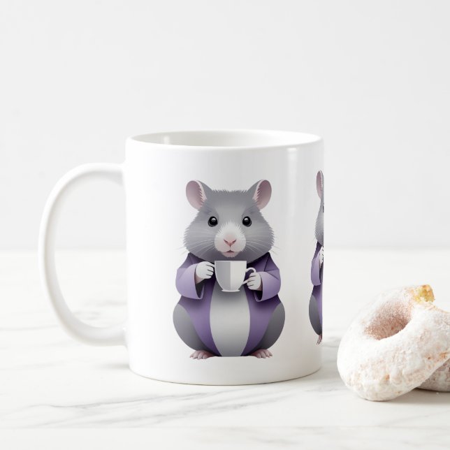 Hamster Mugg, födelsedagar, gåvor Kaffemugg (Med munk)