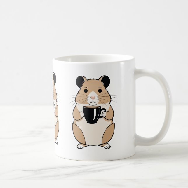 Hamster Mugg, födelsedagar, gåvor Kaffemugg (Höger)