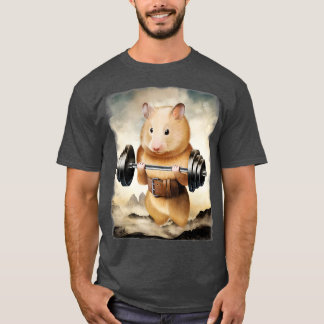 Hamster Muscle Training Weightlift T-Shirt