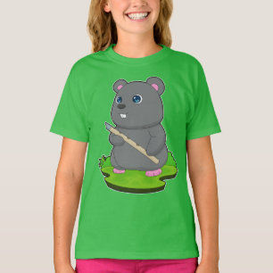 Hamster Musician Flute Music T Shirt
