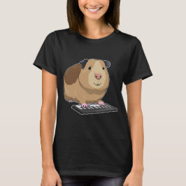 Hamster Musician Tangentbord Music T Shirt