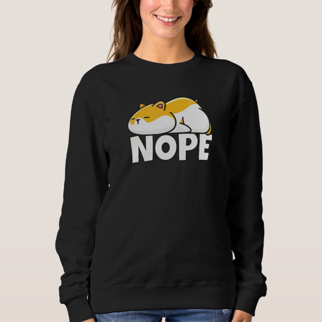 Hamster Nope T Shirt (Framsida)