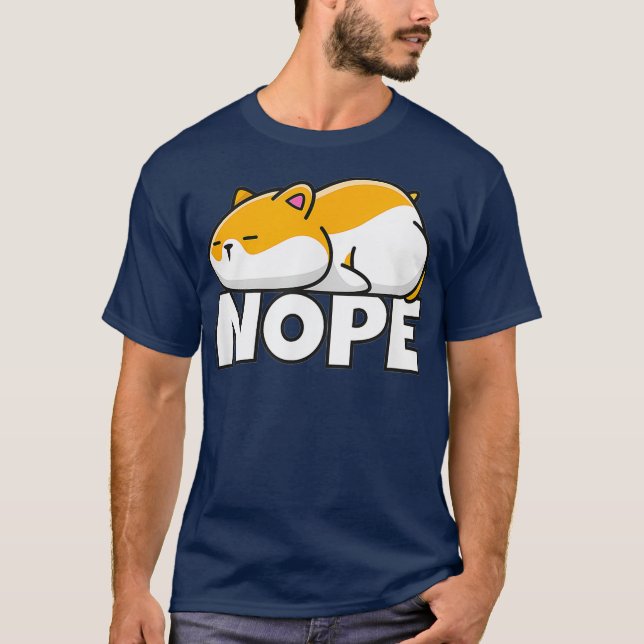 Hamster Nope T Shirt (Framsida)