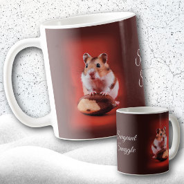 Hamster och Brasiliens Nöt på Red Kaffemugg