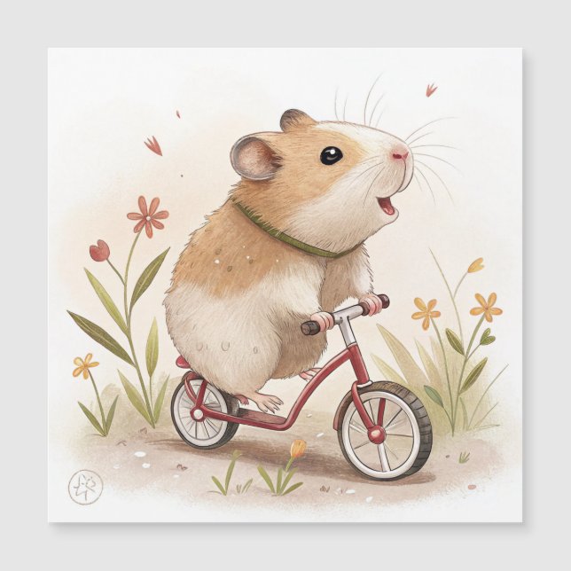 Hamster On Bike (Framsida)