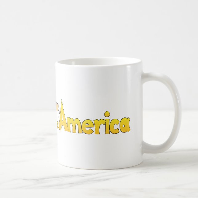 Hamster över Amerika Kaffemugg (Höger)