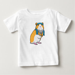 Hamster på Fitness med Towel T Shirt