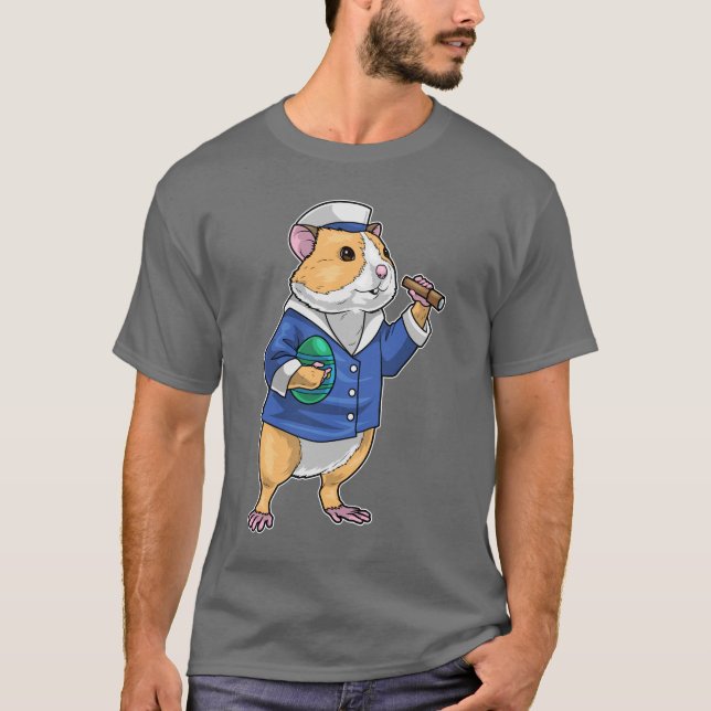 Hamster Påsk Sailor T Shirt (Framsida)
