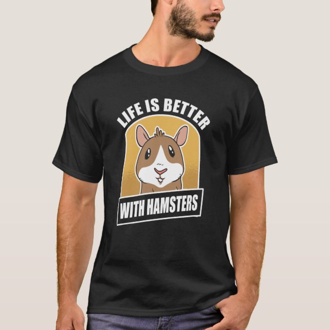 Hamster pet hamster hamster t shirt (Framsida)