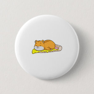 Hamster & Pizza med Cheese Knapp