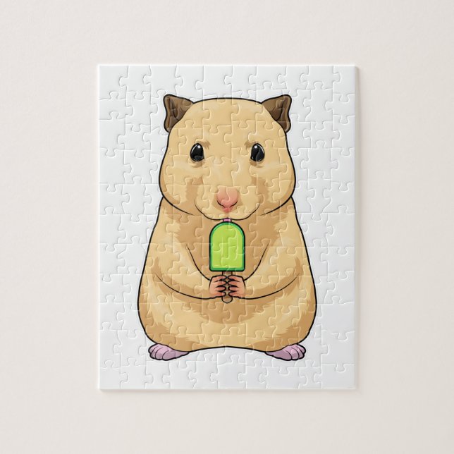Hamster Popsicle Pussel (Vertikal)