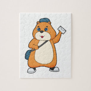 Hamster Postman Brev Pussel