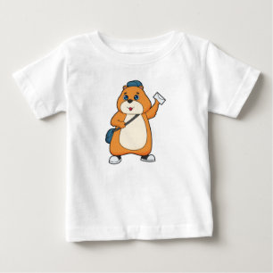Hamster Postman Brev T Shirt