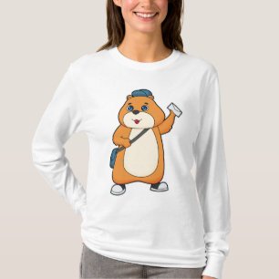 Hamster Postman Brev T Shirt