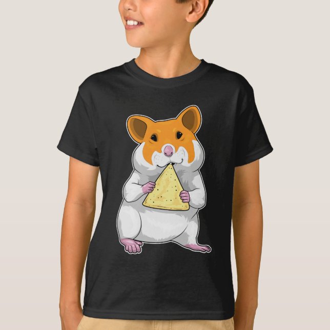 Hamster Potato chip T Shirt (Framsida)