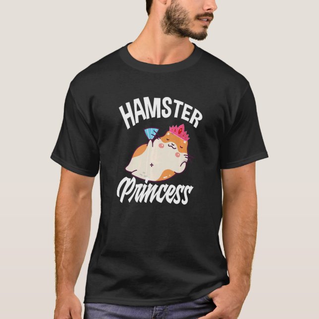 Hamster Princess  Hamster T Shirt (Framsida)