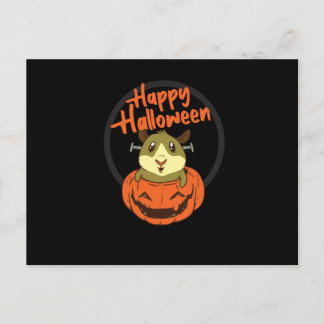 Hamster Pumpkin Happy halloween Vykort