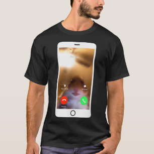 Hamster ringer PM Front Facing Camera Funny T Shirt