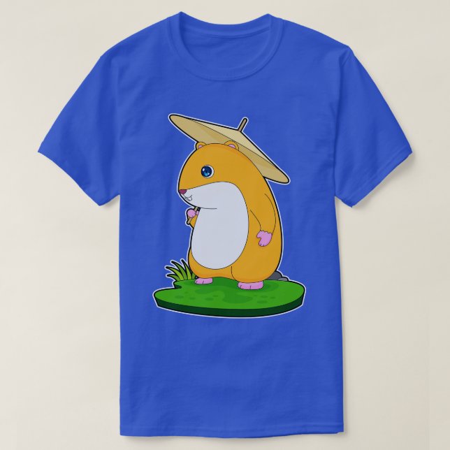 Hamster Rining Umbrella T Shirt (Design framsida)