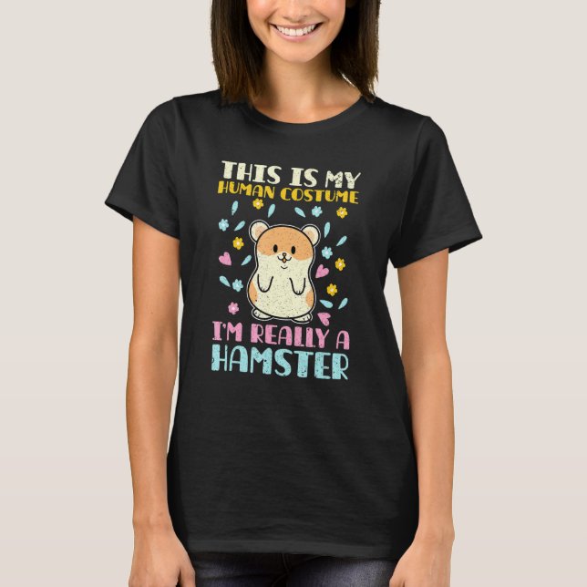 Hamster Rodent Pet Hamster T Shirt (Framsida)