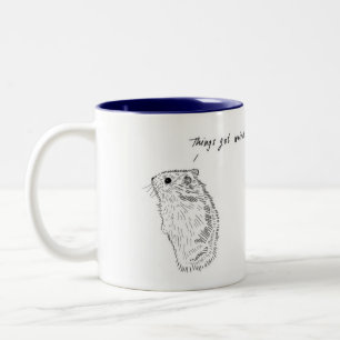 Hamster sakharkonstig, djur mugg