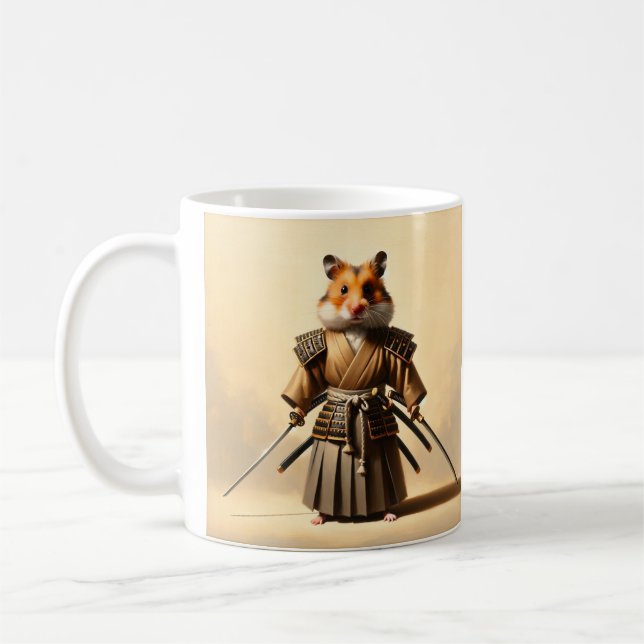 Hamster Samurai Kaffemugg (Vänster)