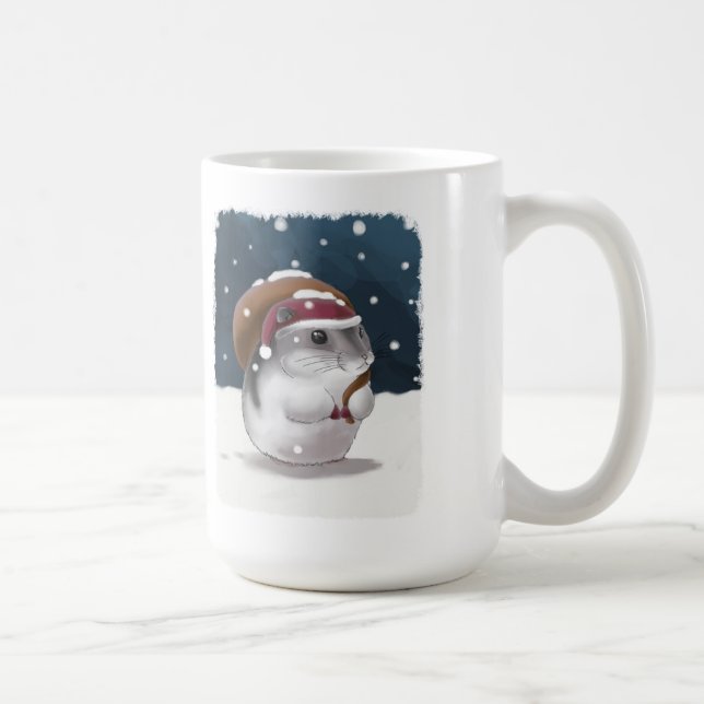 Hamster Santa Kaffemugg (Höger)
