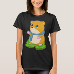 Hamster Scarf T Shirt