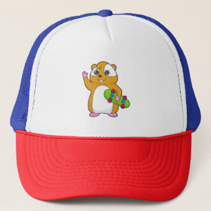 Hamster Skater Skateboard Keps
