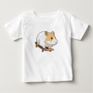 Hamster Skater Skateboard T Shirt
