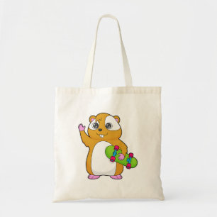 Hamster Skater Skateboard Tygkasse