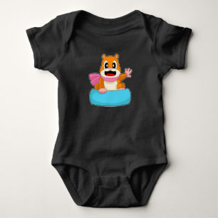 Hamster Snowboard Vintersporter T Shirt