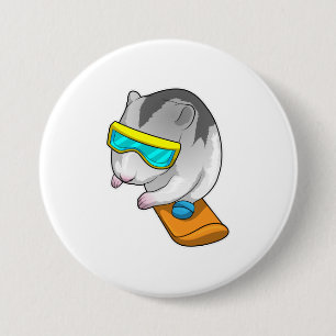 Hamster Snowboarder Snowboard Knapp