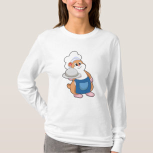 Hamster som Cook med Platter T Shirt