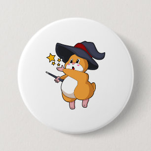 Hamster som guide med Magic trollspö Knapp