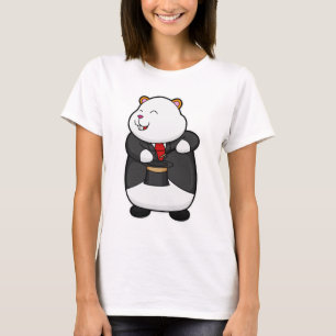 Hamster som Magician med magiskt trollspö och Hat T Shirt
