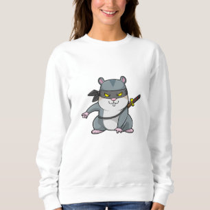 Hamster som Ninja vid martialkonsten med Sword T Shirt