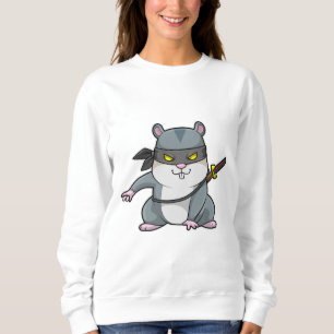 Hamster som Ninja vid martialkonsten med Sword T Shirt