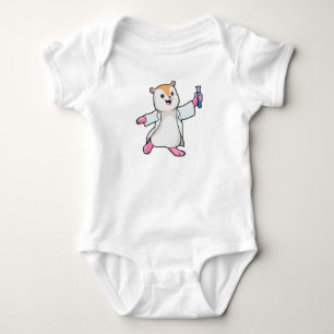 Hamster som Scientist med provrör T Shirt