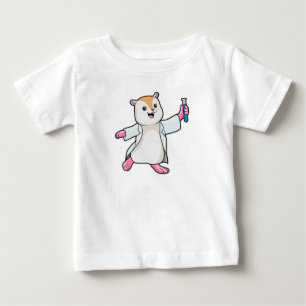Hamster som Scientist med provrör T Shirt