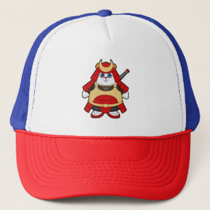 Hamster som Warrior med Armor Keps